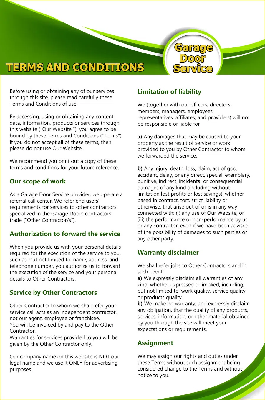 Master Garage Door Service San Diego, CA 858-373-9789